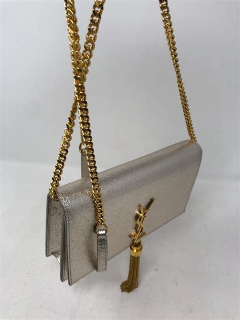 ysl crossbody bag silver chain|ysl cross shoulder bag.